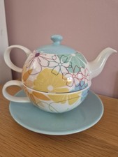 Portmeirion Crazy Daisy Tea For One Set