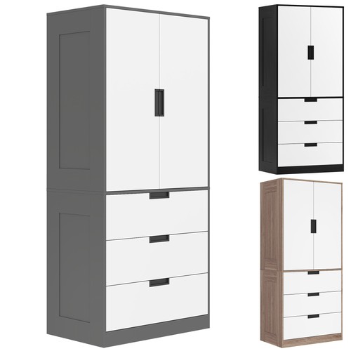 Homcom door wardrobe modern - homcom,