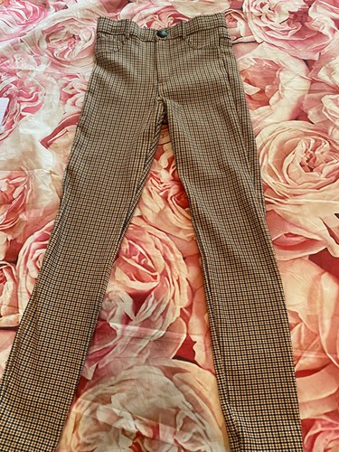 Zara brown check/plaid
