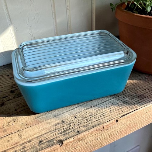 Vintage pyrex 502 blue - pyrex,