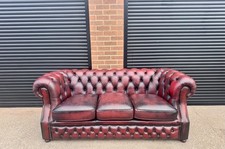 Oxblood Chesterfield 3 Seater