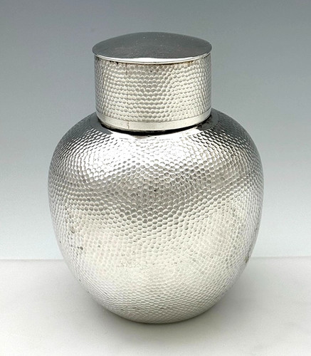 Chinese silver hammered tea - silver,