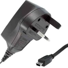 Uk mains wall plug charger For GARMIN Nuvi Sat Nav 1270 1290 1300 1310 1340 1350