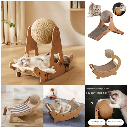 Cat tree scratching - tree, board