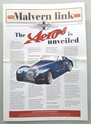 Morgan aero malvern link - morgan, "malvern