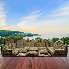 U Shaped Arabic Corner Majlis