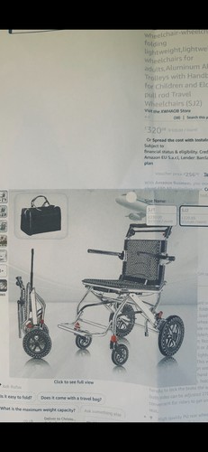 Wheel chair folds - wheel, up