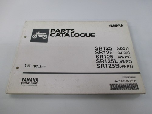 Sr125 parts list 1st - sr125,