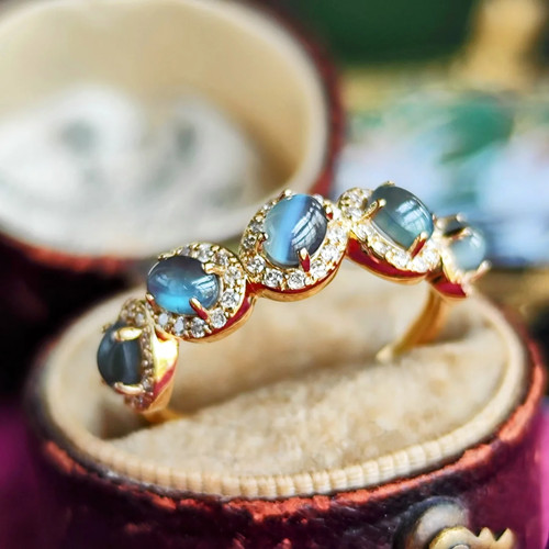 Natural alexandrite cat - alexandrite, eye