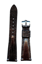 RETRO LIZARD GF STRAP 806 809 22mm LEATHER LINED & NOS VINTAGE BREITLING BUCKLE