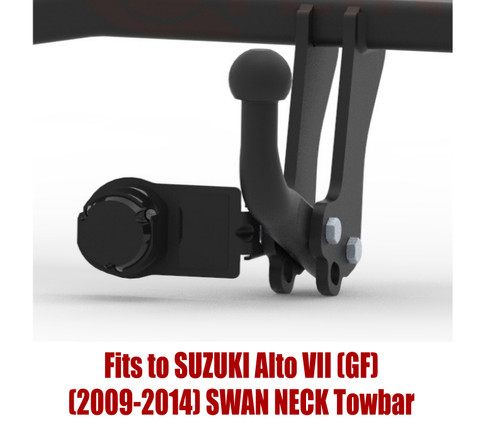 Swan neck tow bar - swan, suzuki