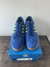 Adidas Bern…Royal Blue/Green…only worn Once …2014 Size 8UK