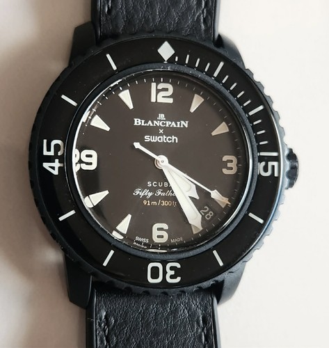Blancpain swatch fifty fathoms - blancpain,