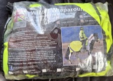 Equisafety Hi Viz Winter Wrap Around Exercise Sheet Yellow - Size Show Pony