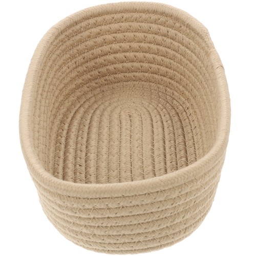 White woven storage - woven,