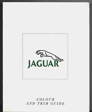 Jaguar Daimler Colour & Trim 1990 UK Market Brochure XJ6 Sovereign V12 XJS