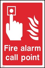 Fire Alarm Call Point  Sign or