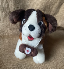 Vintage St. Bernard Plush Pet