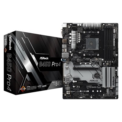 Asrock b450 pro4 amd - b450, socket
