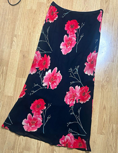 Women black red floral - m&s,