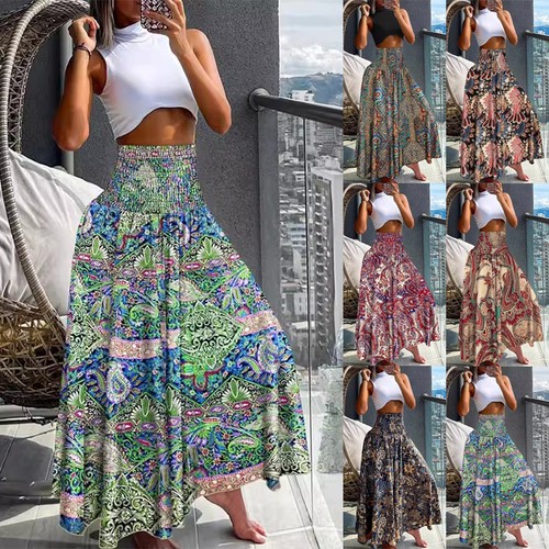 Boho women high elastic waist - women,