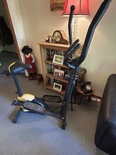 Everlast 2 in 1 Cross Trainer and Exercise Bike  Adjustable Resistance EV-445B