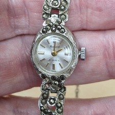 Beautiful Accurist Marcasite Ladies Watch non working parts or repair
