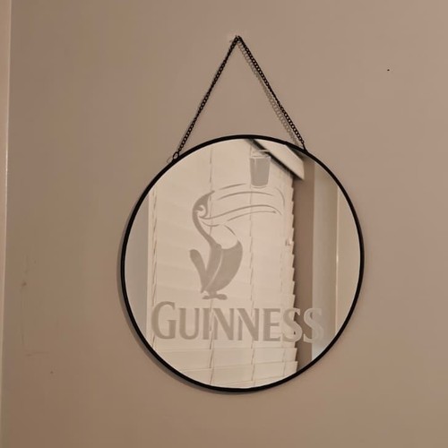 Guinness toucan hand - guinness, hand-etched