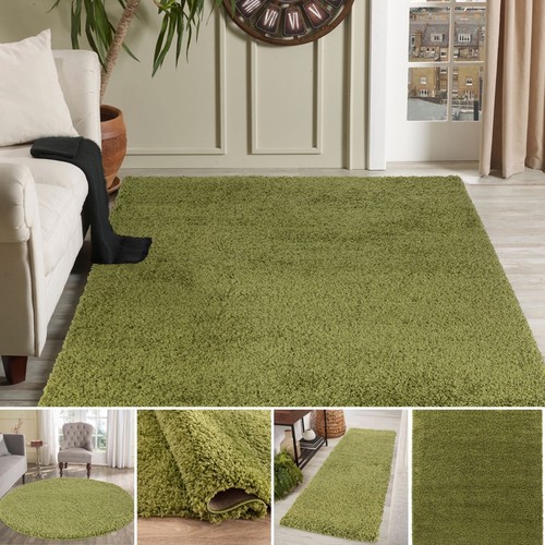 Shaggy rugs soft modern lime - shaggy,