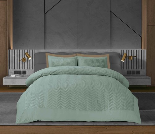 Microfibre duvet cover with - microfibre,