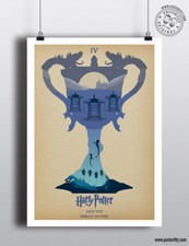 GOBLET OF FIRE - Minimalist Movie Poster Posteritty Minimal Harry Potter Fan Art
