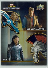 Thor Ragnarok 2017 Marvel DUAL Costume Memorabilia AD-9 Grandmaster & Loki