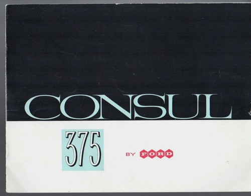 Ford consul 375 mk2 1961 - 375, 1961-1962