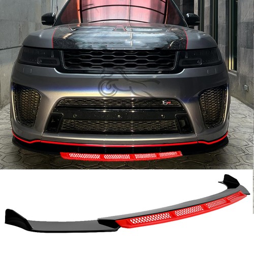 Gloss red front bumper - bumper, lip
