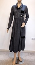James Lakeland Dress Charcoal