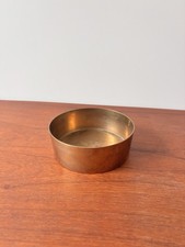 Brass Bowl Trinket Dish Coaster Made In Korea Minimalist Vintage Excellent