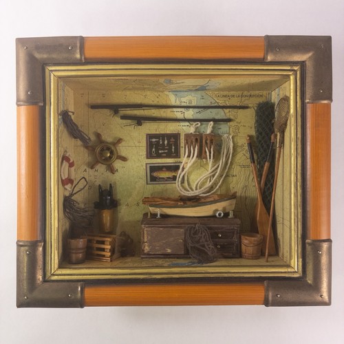 Nautical shadow picture box - shadow,