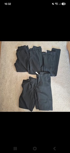 Boys black school trousers age - school,