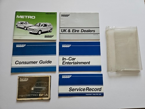 Austin metro owners handbook - austin,
