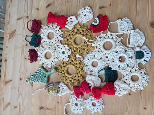 Handmade macramé christmas - handmade,
