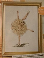 Cross stitch chart ballerina - cross,