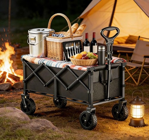Heavy duty folding trolley - folding,