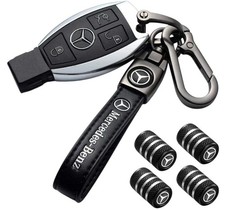 Mercedes Leather Keyring &