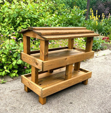 Ground Wooden Bird Table