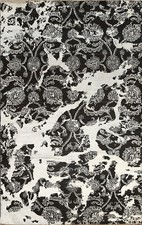 Black silver floral versace - silver,