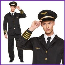 Mens Airline Pilot Fancy Dress