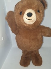 Rare Fun 2017 Paddington Movie Dancing & Talking Bear Rainbow Designs Preowned