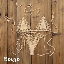 Mesh Micro Bikini Set Swimwear Women Brazilian Sheer Swimsuit Sexy See Through