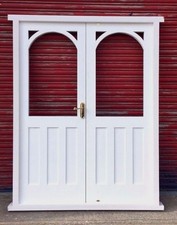 Hardwood French Doors! Arched
