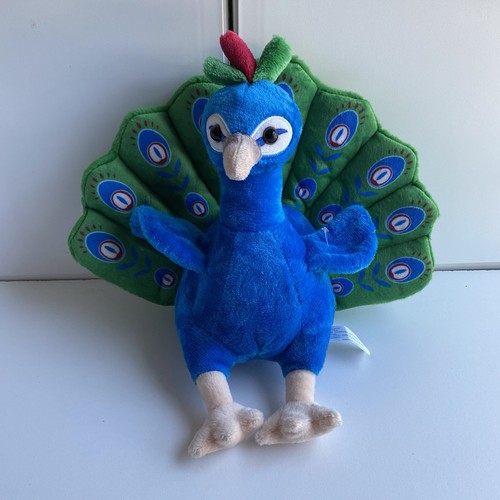 Peacock plush stuffed animal - peacock, m